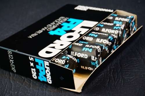 5 x Rolls ILFORD FP4 Medium Speed ISO 125 Black & White 120 Film 5x Sealed Rolls  **Batch Tested**