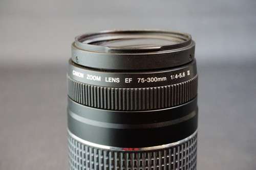 Canon EF 75-300mm F4-5.6 III Zoom Lens for Canon SLR Cameras **Excellent Condition**