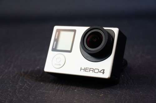 GoPro HERO 4 Black Edition LCD Touch Screen with 3 Batteries and Accessories **Excellent Condition**