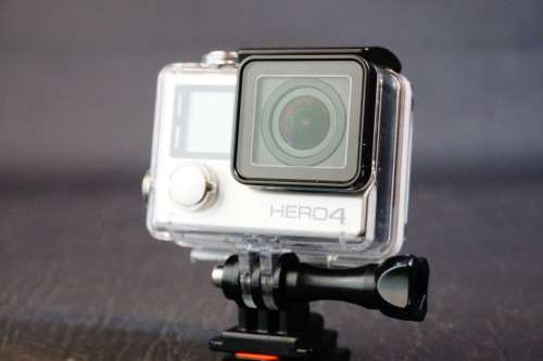 GoPro HERO 4 Black Edition LCD Touch Screen with 3 Batteries and Accessories **Excellent Condition**