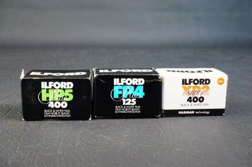 Various Rolls of Ilford Black and White 135 Film 3x Rolls  **Expired Film**