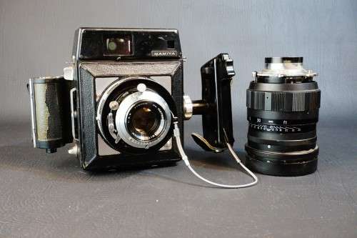 Mamiya Press 23 120 Rangefinder Camera with 6x9 Film Back, 90mm F3.5 + 150mm Lens **Good Condition**