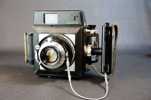 Mamiya Press 23 120 Rangefinder Camera with 6x9 Film Back, 90mm F3.5 + 150mm Lens **Good Condition**