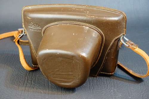 Leica Leitz Leicaflex SL SLR Camera Body Leather Case  **Good Condition**