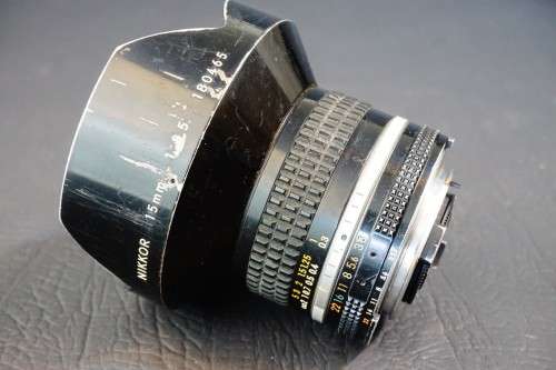 **Ultra Wide Angle** Nikon Nikkor 15mm F3.5 Lens in Nikon Ai-s Ais Mount **Good Condition**