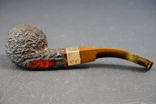 Peterson Donegal Rocky Briar Pipe  Sterling Silver, Shape 80s  **Good Condition**