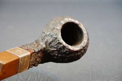 Peterson Donegal Rocky Briar Pipe  Sterling Silver, Shape 80s  **Good Condition**