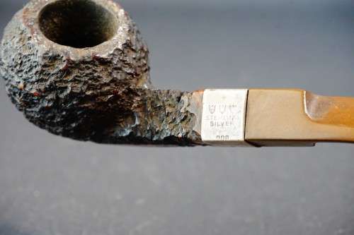 Peterson Donegal Rocky Briar Pipe  Sterling Silver, Shape 80s  **Good Condition**