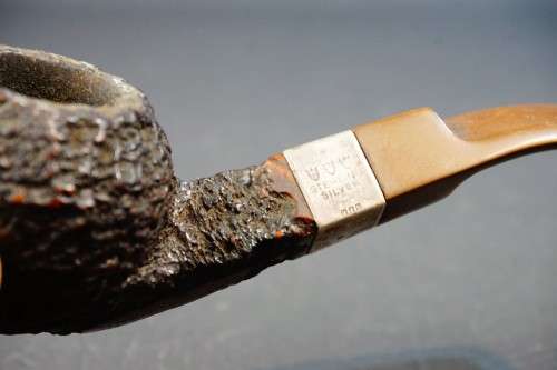 Peterson Donegal Rocky Briar Pipe  Sterling Silver, Shape 80s  **Good Condition**