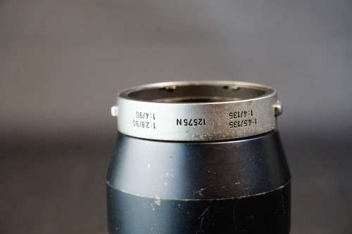 Leica Leitz Wetzlar Tele-Elmar 135mm F4 M Mount Lens with 12575 Lens Shade **Great Condition**