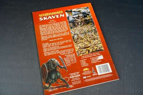 Warhammer Armies Skaven Army Book - Games Workshop. Paperback   **Great Condition**