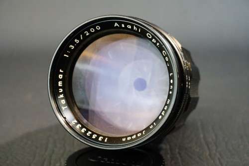 **Bokeh Monster** Pentax Asahi Takumar 200mm F3.5 Preset Lens in M42 Screw Mount **Excellent**