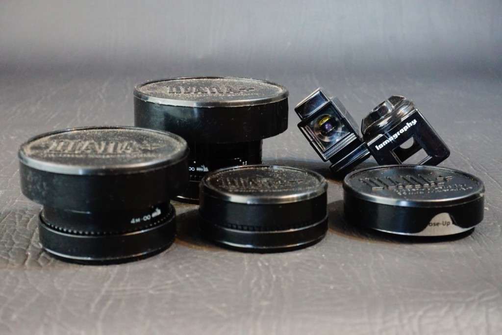 Lomography Diana F+ 6x6 Film Camera with Instant Film Back and Lens Set  **Good Condition**