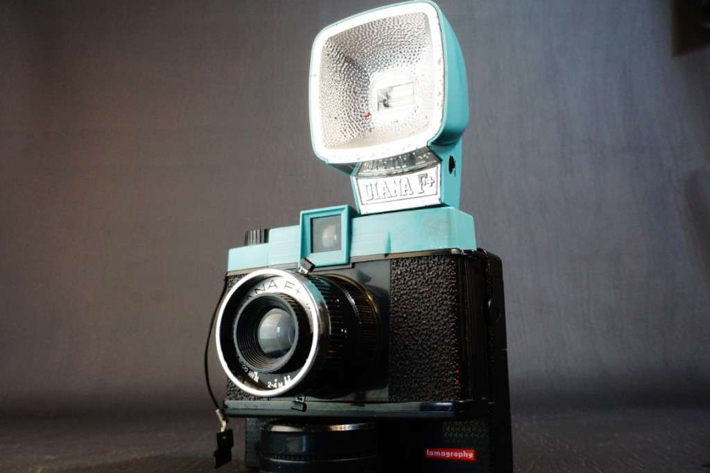 Lomography Diana F+ 6x6 Film Camera with Instant Film Back and Lens Set  **Good Condition**