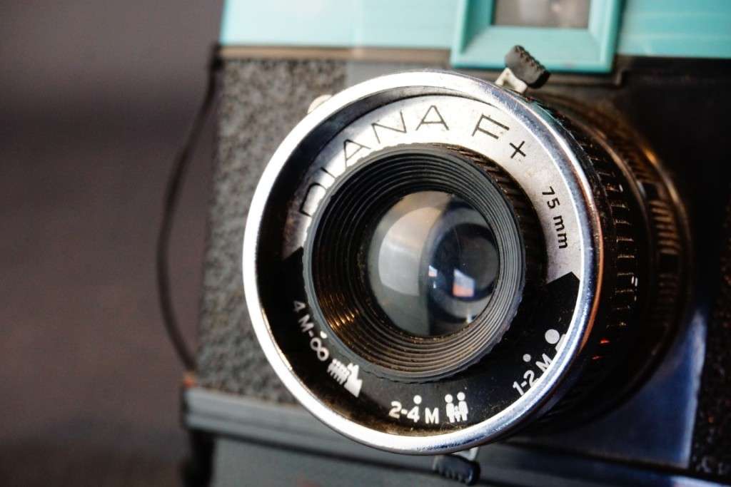 Lomography Diana F+ 6x6 Film Camera with Instant Film Back and Lens Set  **Good Condition**