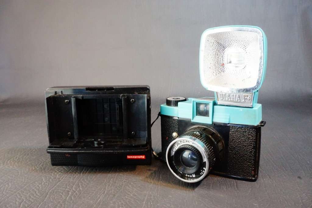 Lomography Diana F+ 6x6 Film Camera with Instant Film Back and Lens Set  **Good Condition**