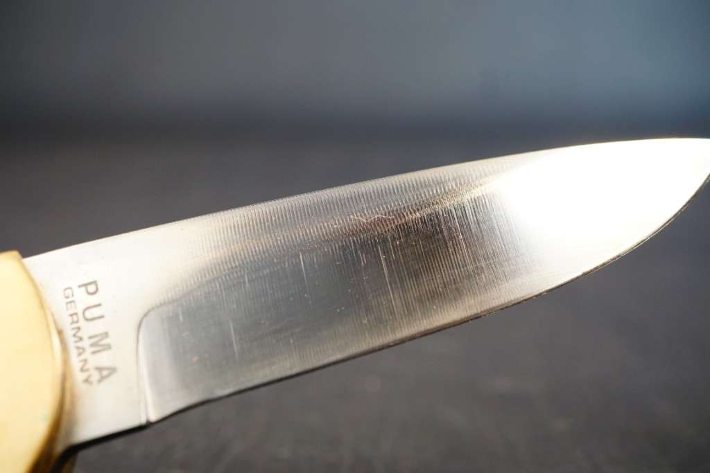 Puma 1979 6025 Hunter 4 Stars Hunting Knife with Sheath  **Very Good Condition**