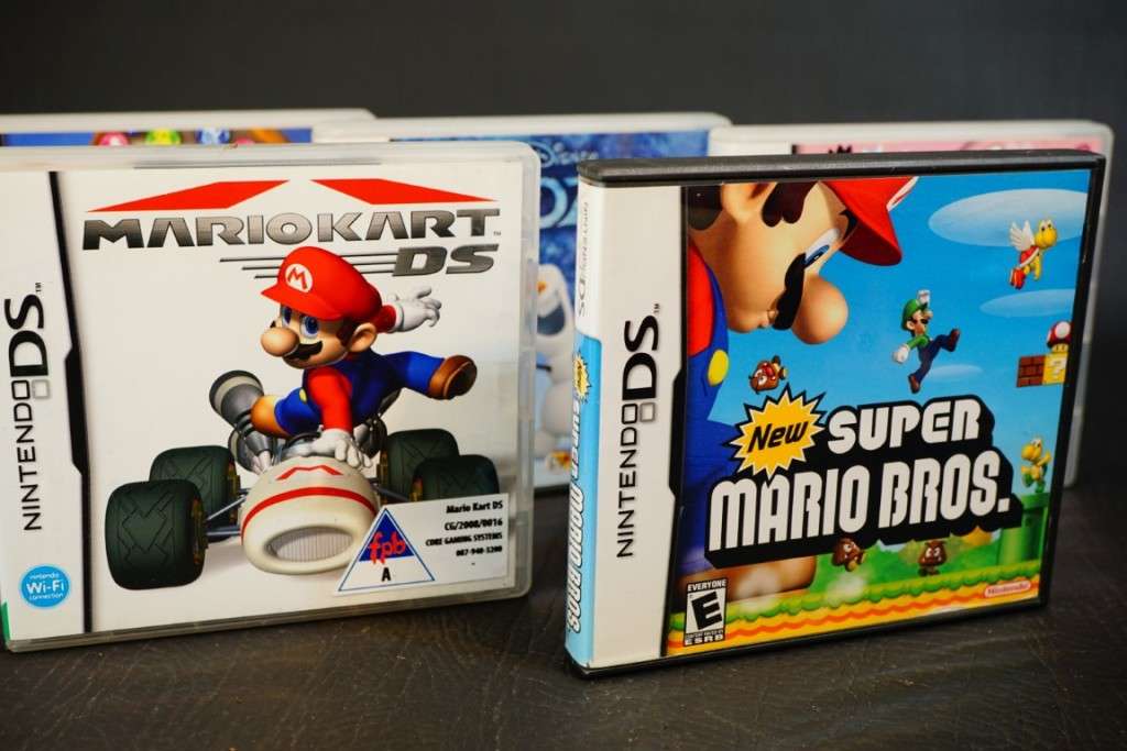 Nintendo DS Lite with Games Collection **Good Condition**