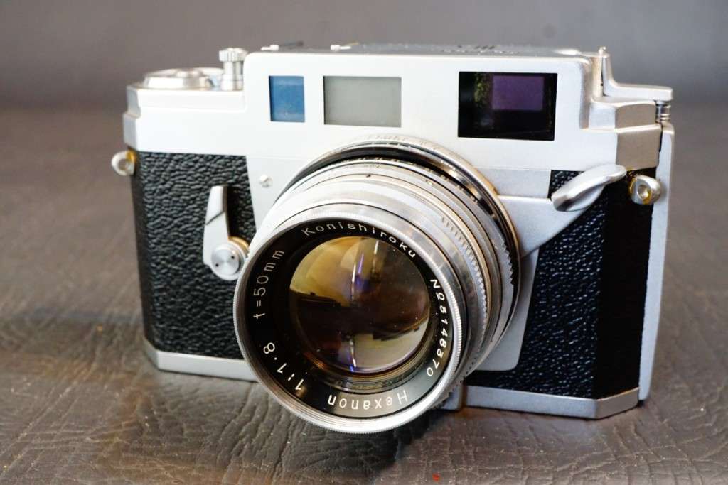 Konica IIIA 35mm Rangefinder Film Camera with a Hexanon 50mm F1.8 Lens **Excellent Condition**