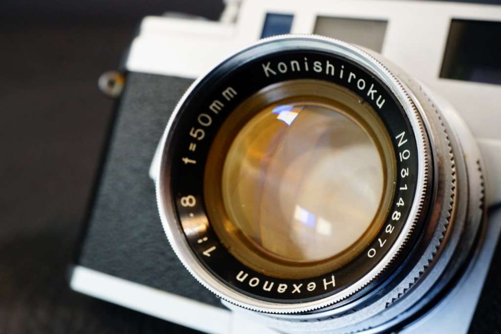 Konica IIIA 35mm Rangefinder Film Camera with a Hexanon 50mm F1.8 Lens **Excellent Condition**