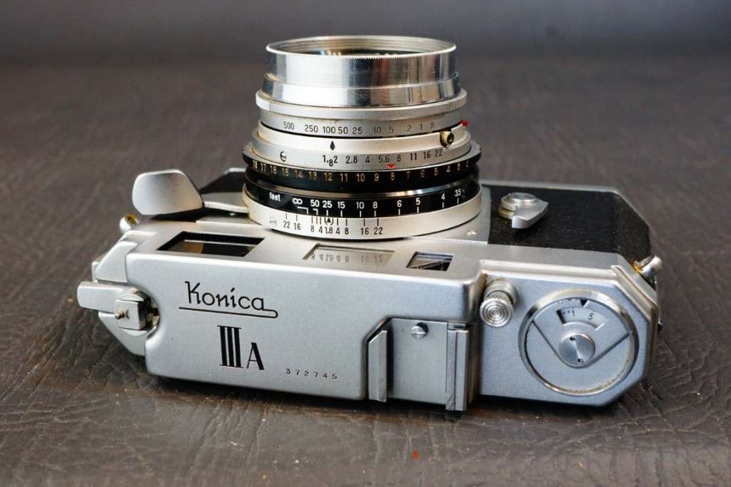 Konica IIIA 35mm Rangefinder Film Camera with a Hexanon 50mm F1.8 Lens **Excellent Condition**