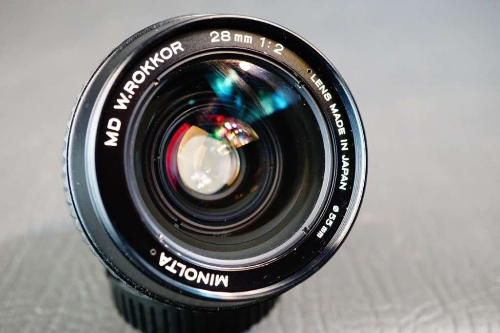 Minolta MD W Rokkor 28mm F2 Lens in Minolta MD Mount  **Good Condition**