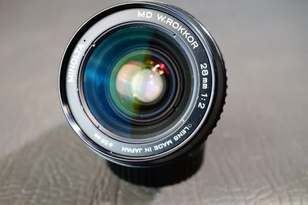 Minolta MD W Rokkor 28mm F2 Lens in Minolta MD Mount  **Good Condition**