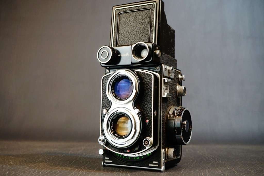 Minolta Autocord CdS TLR 6x6 Medium Format Camera with Built in CDS Meter  **Excellent Condition**