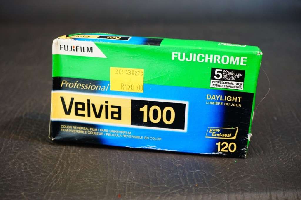 5x Rolls of Fujichrome Velvia 100 Expired 120 Film  **Expired Film, NOT TESTED**