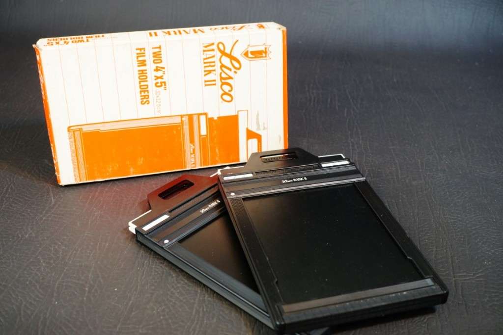 2 x Lisco Mark II 4x5 Film Holders  **Excellent Condition**