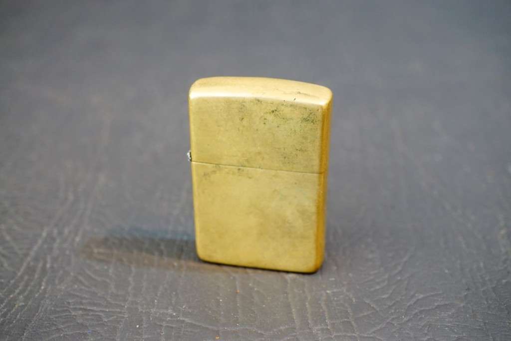 Zippo Brass Lighter Bradford PA Made In USA  **Good Condition**