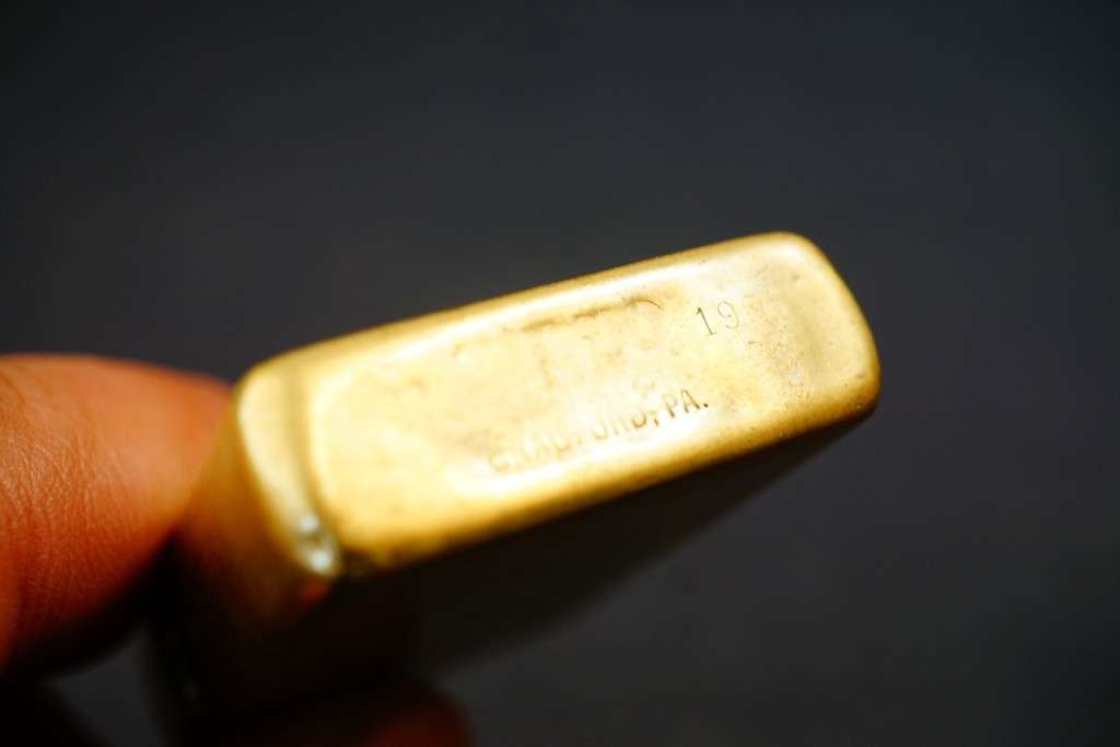 Zippo Brass Lighter Bradford PA Made In USA  **Good Condition**