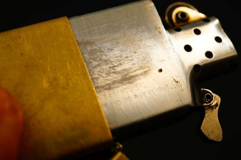 Zippo Brass Lighter Bradford PA Made In USA  **Good Condition**