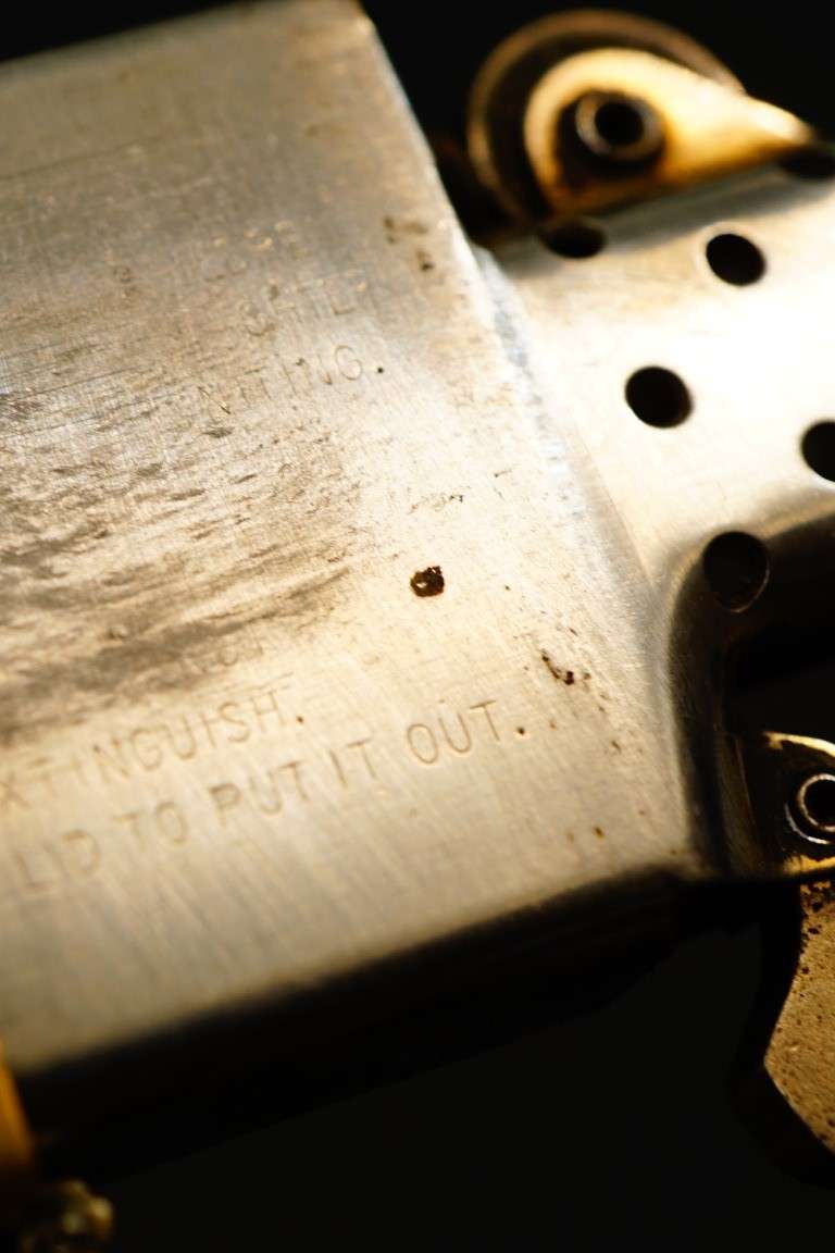 Zippo Brass Lighter Bradford PA Made In USA  **Good Condition**