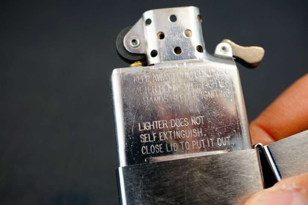 Zippo Silver Lighter Bradford PA Made In USA  **Good Condition**