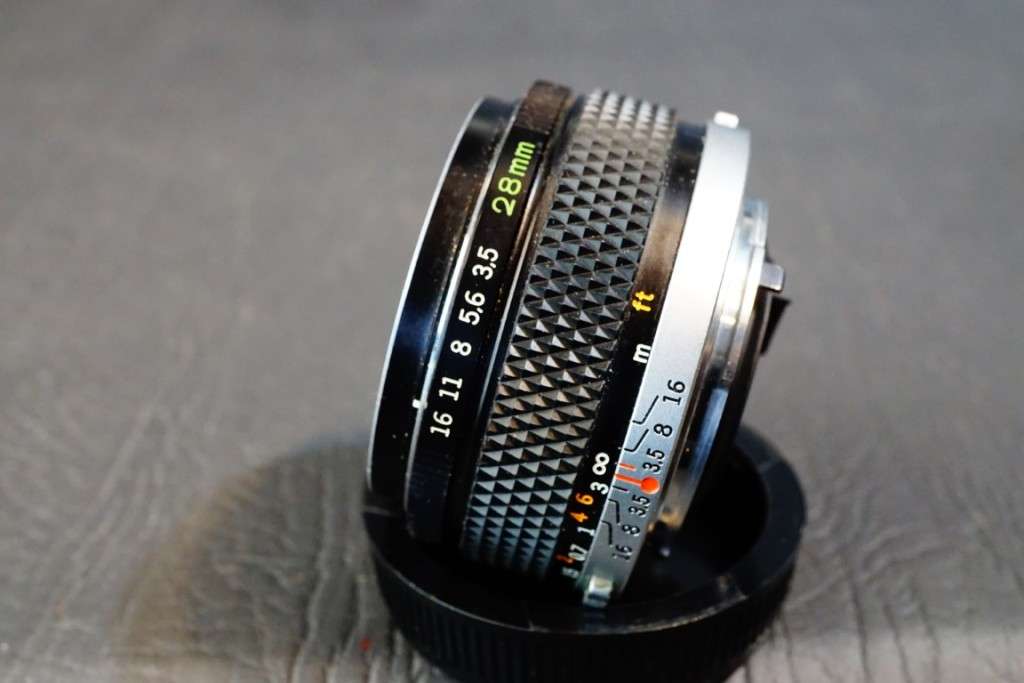 Olympus Zuiko 28mm F3.5 Lens in Olympus OM Mount **Excellent Condition**