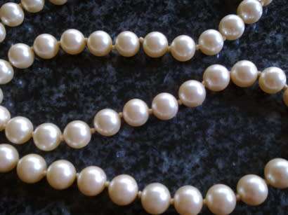 String of pearl beads 50cm