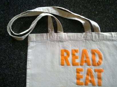 Cotton shoulder book bag