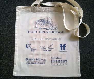 Cotton shoulder book bag