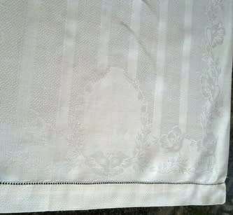 Antique linen guest hand towel