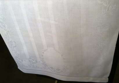 Antique linen guest hand towel