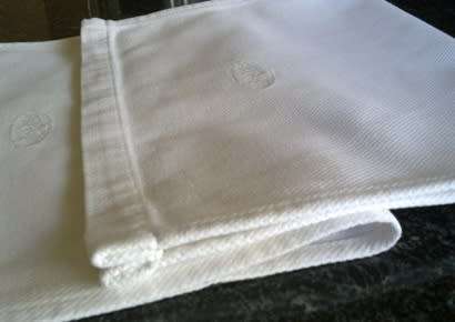 Pretty pair of cotton guest hand towels