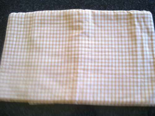 Indian cotton checked tablecloth 1.8m