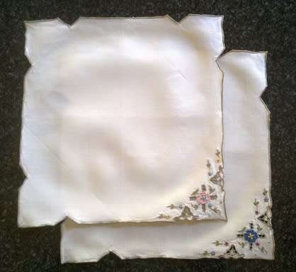 Lovely Madeira linen lunch napkins x 11
