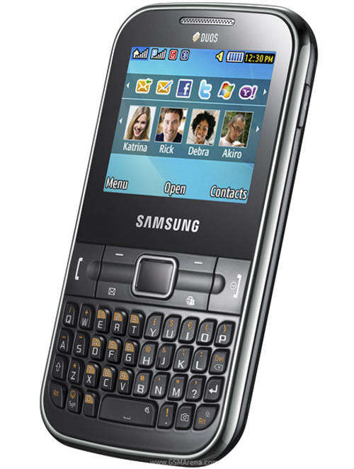 SAMSUNG CHAT 222 E2222- DUAL SIM- (NOBEL BLACK) -OPEN TO ALL NETWORKS