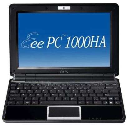 ASUS EEE 1000HA PC *XP HOME, INTEL ATOM 1.6GHZ , 160GB HDD, 10.1" LCD, WLAN, 7HR BATTERY**