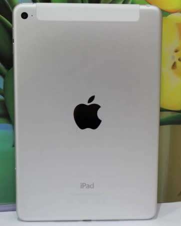 Apple iPad Mini4 WiFi & Cellular 128Gb with iLuv bluetooth keyboard and chargers