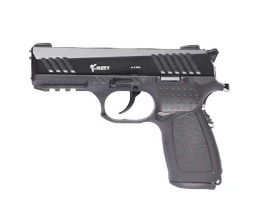 Kuzey A100 9mm blank/pepper pistol, carry case, 25 rounds and holster - never been used