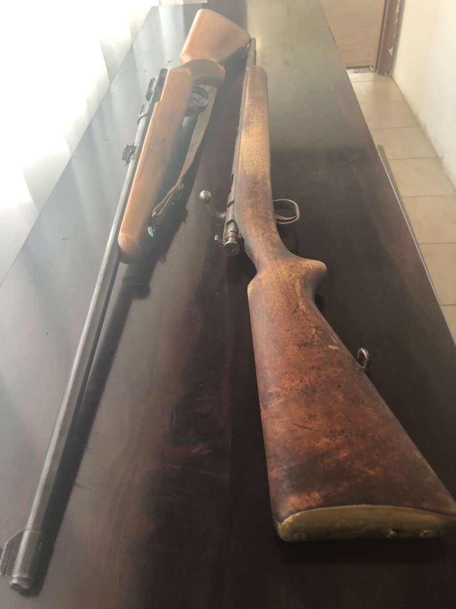 2 x Antique Deactivated Rifles - Non functional