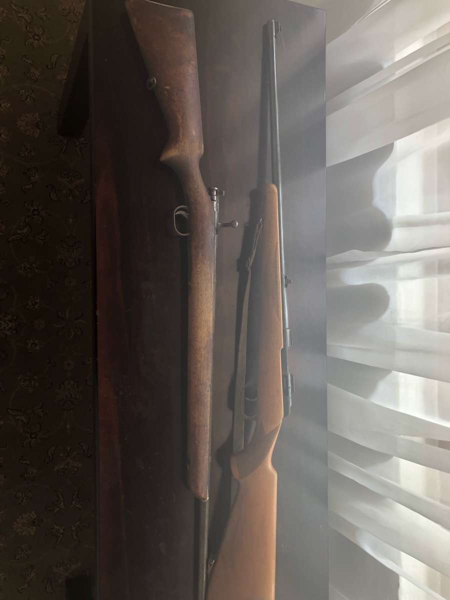 2 x Antique Deactivated Rifles - Non functional